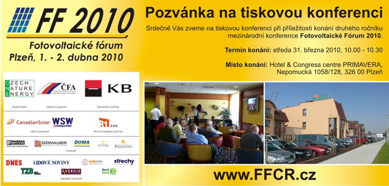 Pozvánka na tiskovou konferenci
